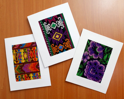 QUICK SHIPPING 📦📩 - Handwoven Note Cards Huipil