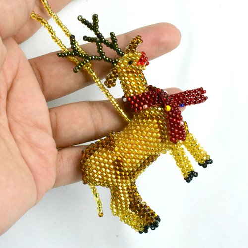 QUICK SHIPPING 📦📩 - Beaded Reindeer Large