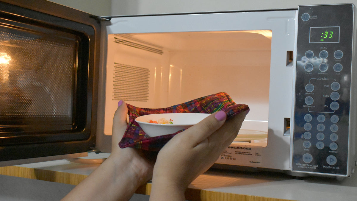 QUICK SHIPPING 📦📩 - Textile Microwave Bowl Holder Multicolor
